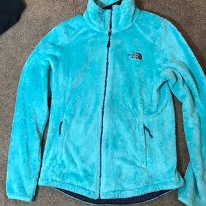 North face fuzzy jacket